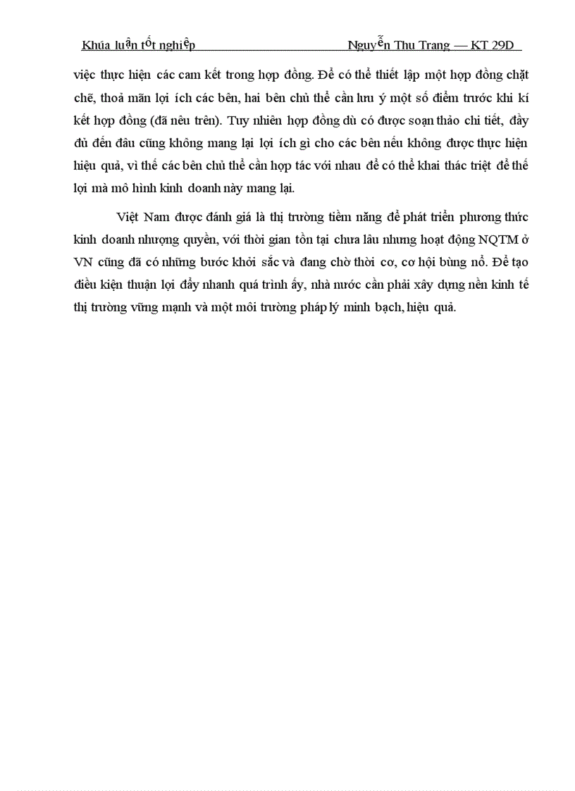 image for page Một số vấn đề lý luận và thực tiễn về hợp đồng nhượng quyền thương mại ở Việt Nam