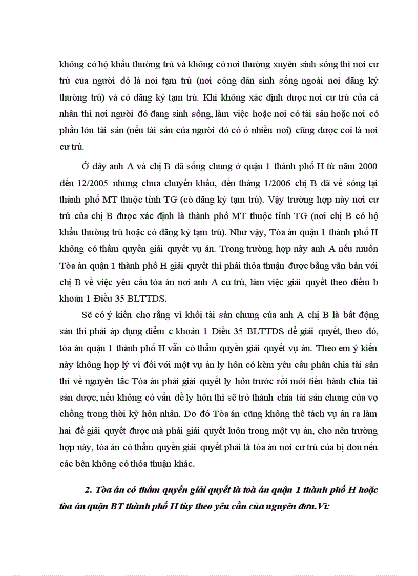 image for page Bài tập cá nhân tình huống môn Luật tố tụng dân sự số 13