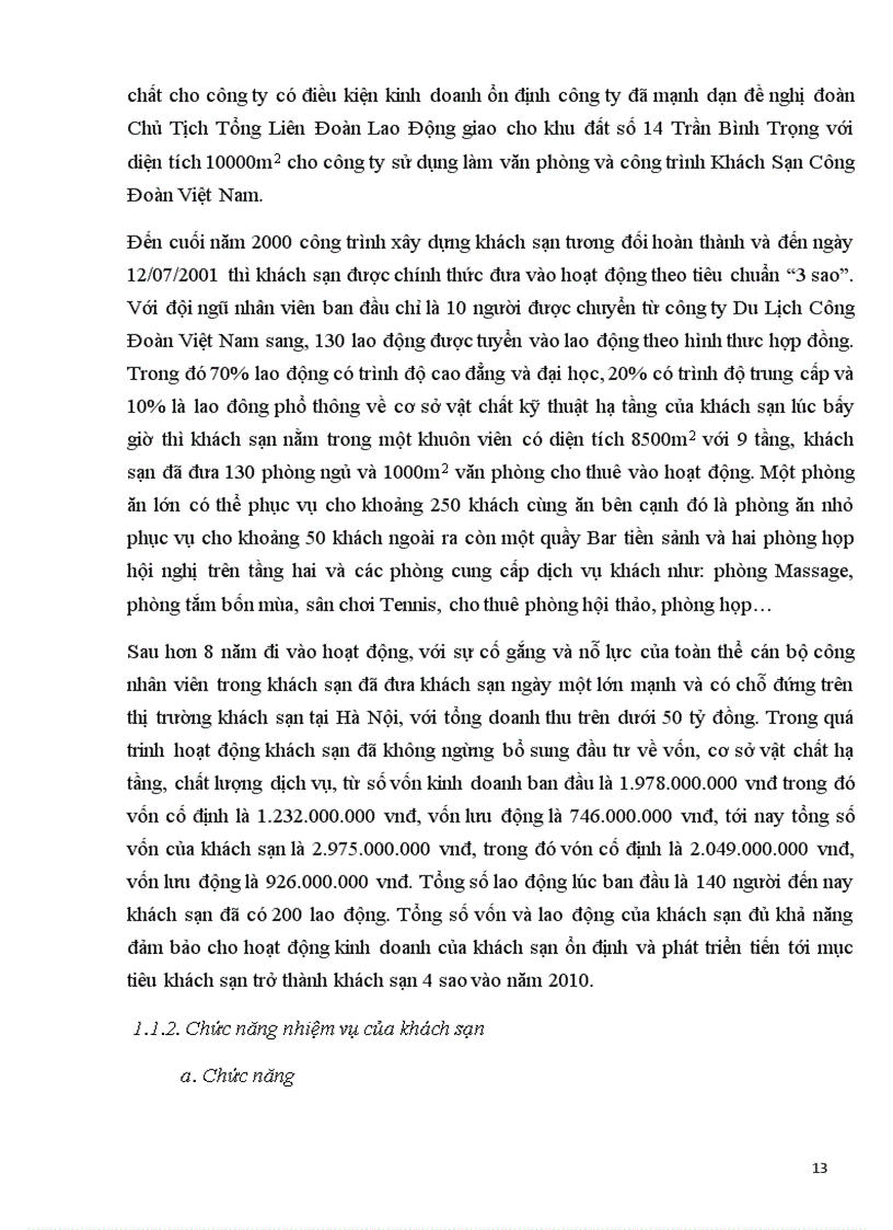 image for page Thực trạng và giải pháp nâng cao chất lượng dịch vụ lưu trú tai khách sạn công đoàn việt nam