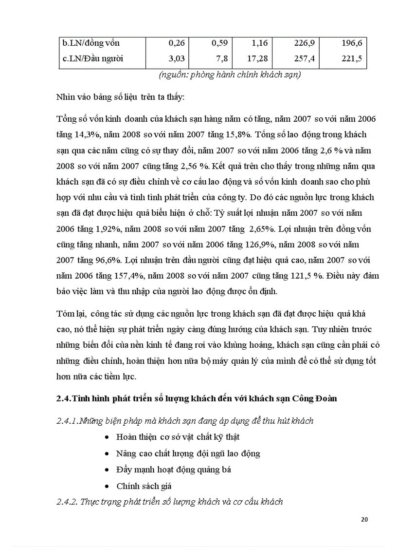 image for page Thực trạng và giải pháp nâng cao chất lượng dịch vụ lưu trú tai khách sạn công đoàn việt nam