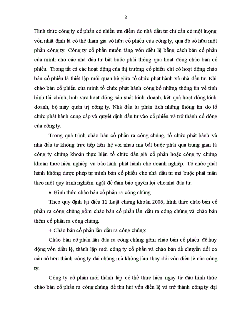 image for page Pháp luật về chào bán cổ phần ra công chúng