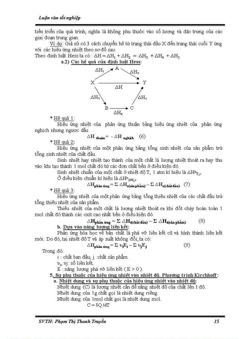 image for page Hệ thống hóa bài tập phần Hóa lý phục vụ bồi dưỡng học sinh giỏi ở trường THPT