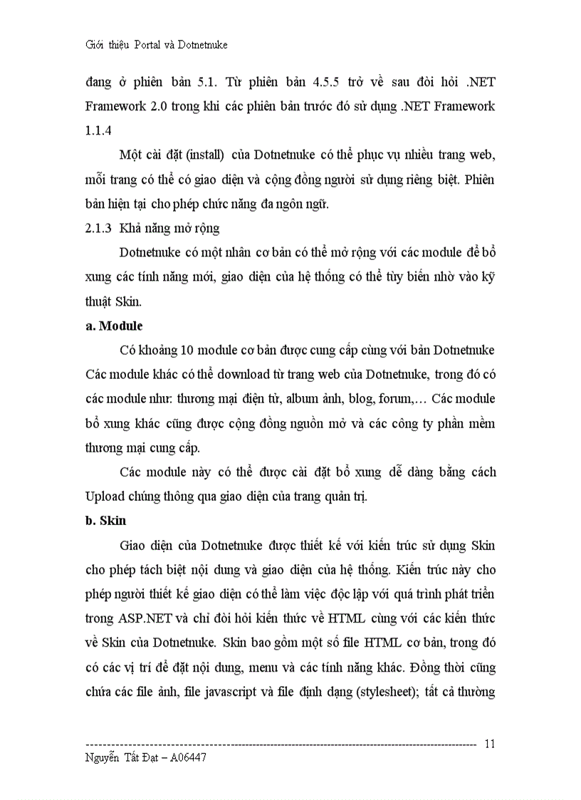 image for page DotNetNuke và portal ứng dụng của chúng