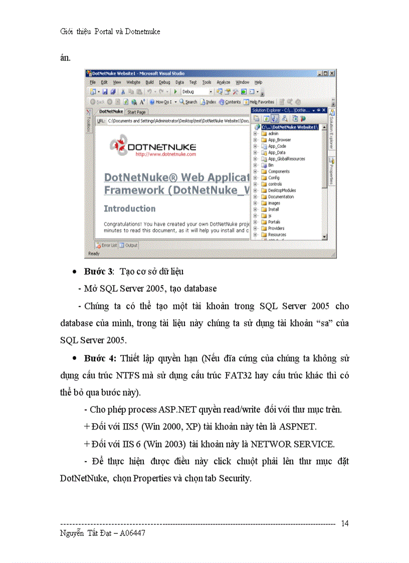image for page DotNetNuke và portal ứng dụng của chúng