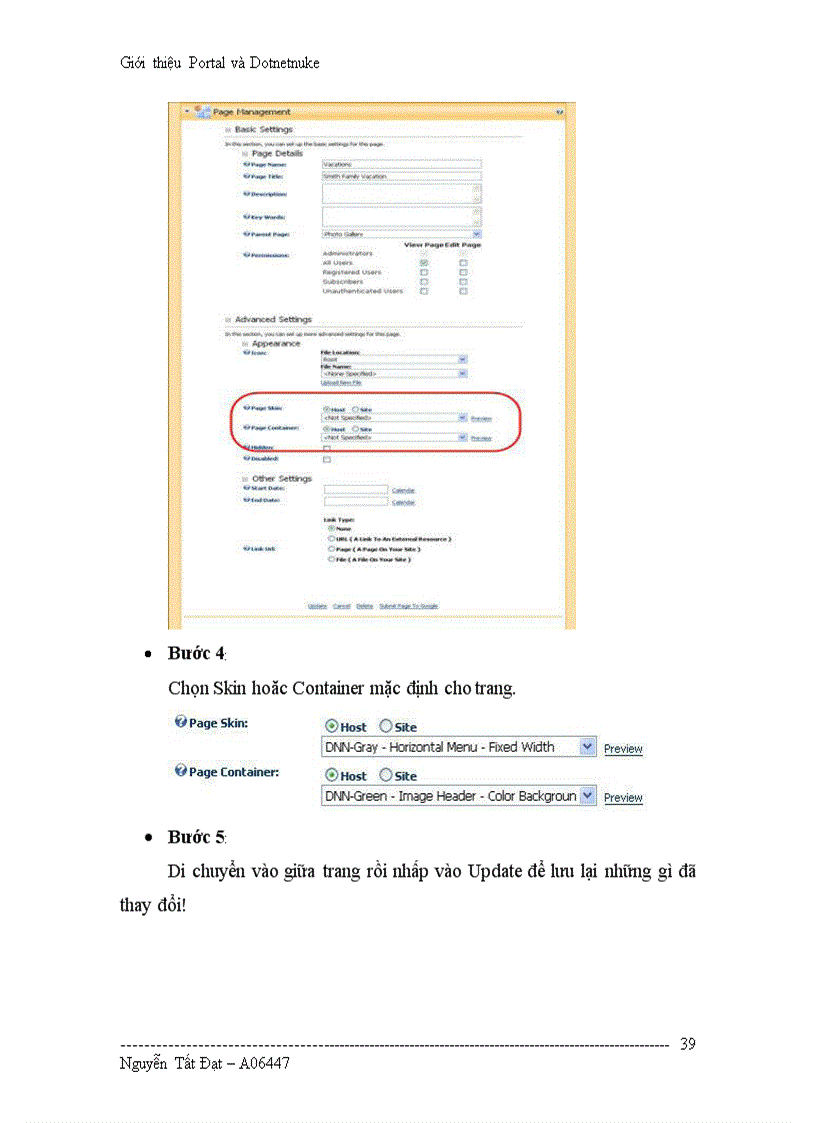 image for page DotNetNuke và portal ứng dụng của chúng