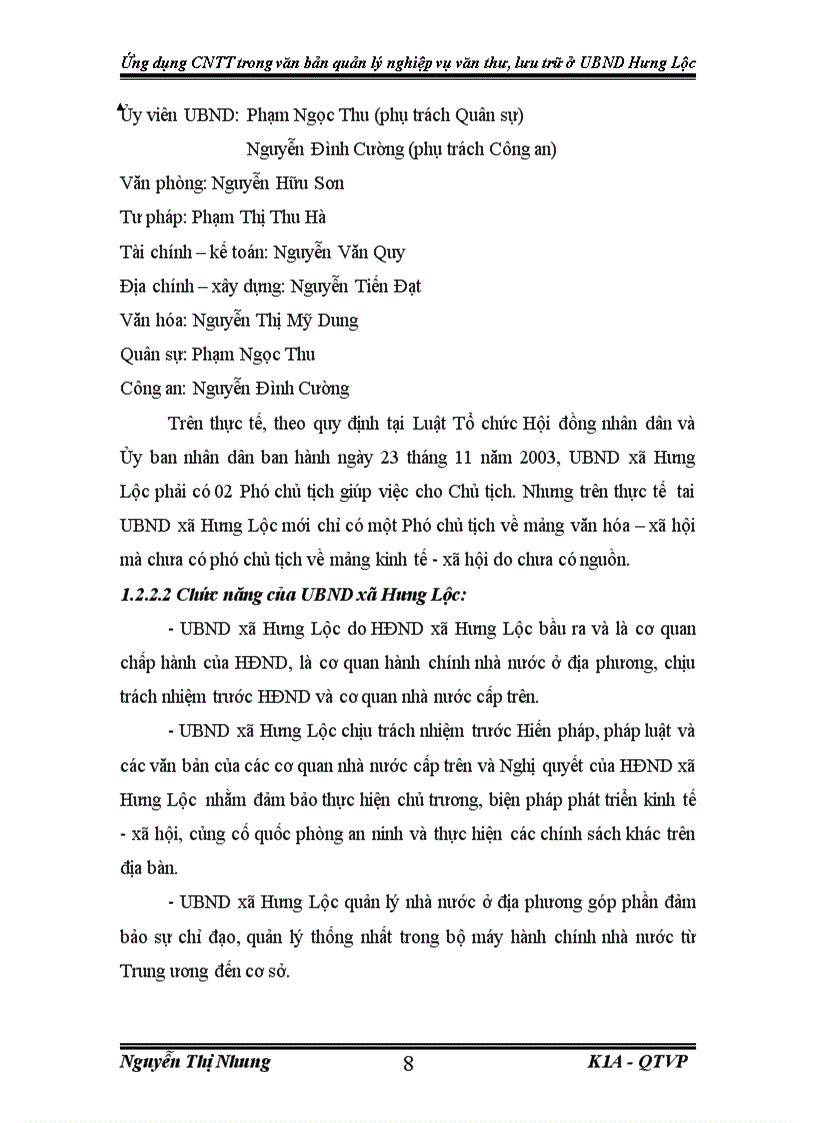 image for page Ứng dụng công nghệ thông tin trong văn bản quản lý nghiệp vụ văn thư lưu trữ ở UBND xã Hưng Lộc Thành Phố Vinh cho