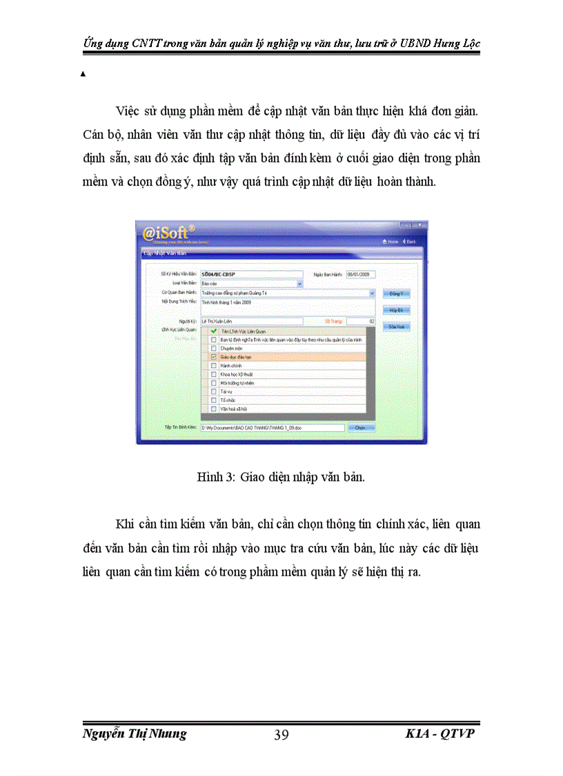 image for page Ứng dụng công nghệ thông tin trong văn bản quản lý nghiệp vụ văn thư lưu trữ ở UBND xã Hưng Lộc Thành Phố Vinh cho