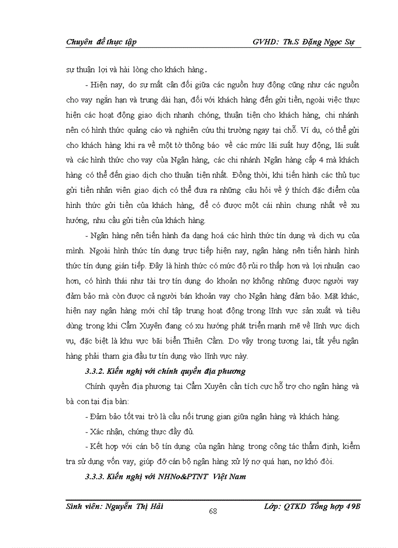 image for page Rủi ro tín dụng tại ngân hàng Nông nghiệp và phát triển nông thôn chi nhánh Cẩm Xuyên Hà Tĩnh