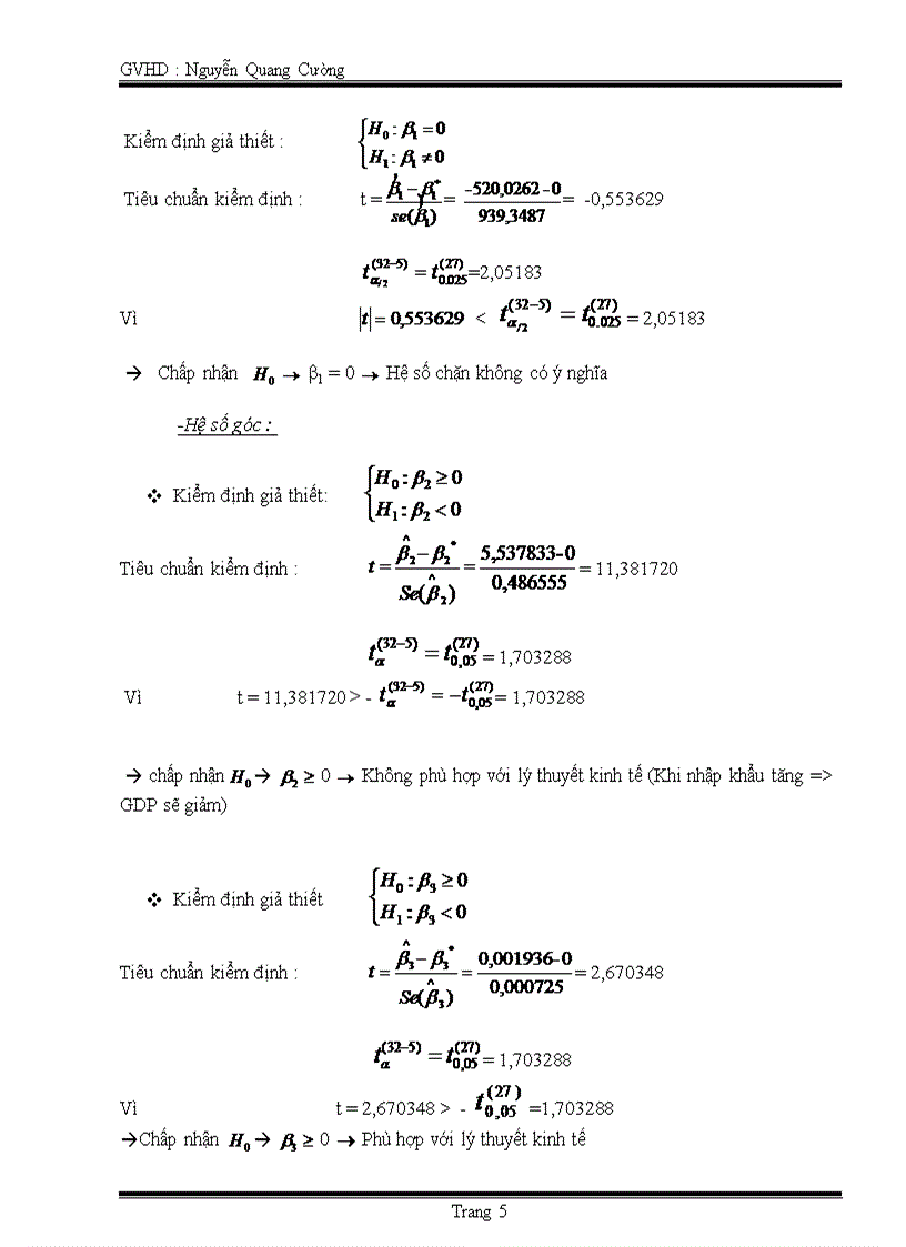 image for page Thử nghiệm xây dựng mô hình kinh tế lượng để phân tích những tác động ảnh hưởng của tổng giá trị nhập khẩu dân số chỉ số giá tiêu dùng tỷ lệ lạm phát đến tổng sản phẩm quốc nội