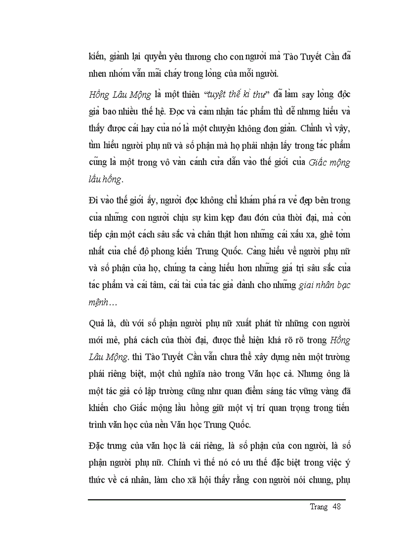 image for page Số phận người phụ nữ trong Hồng Lâu Mộng