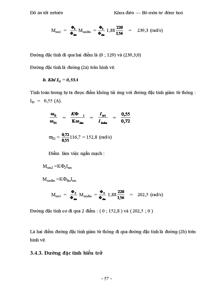 image for page Xây dựng đặc tính cơ của động cơ điện một chiều kích từ độc lập
