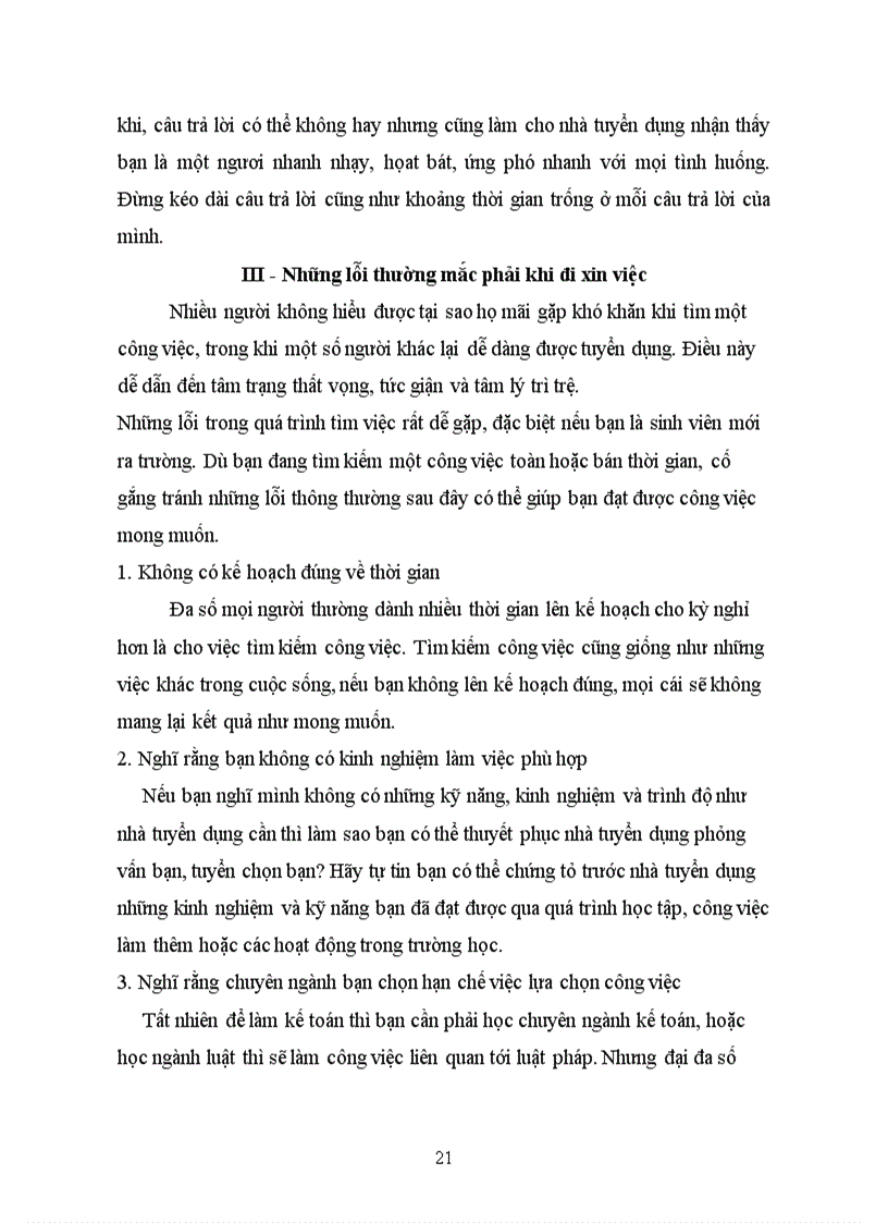 image for page Việc làm kỹ năng xin việc của sinh viên khi mới ra trường