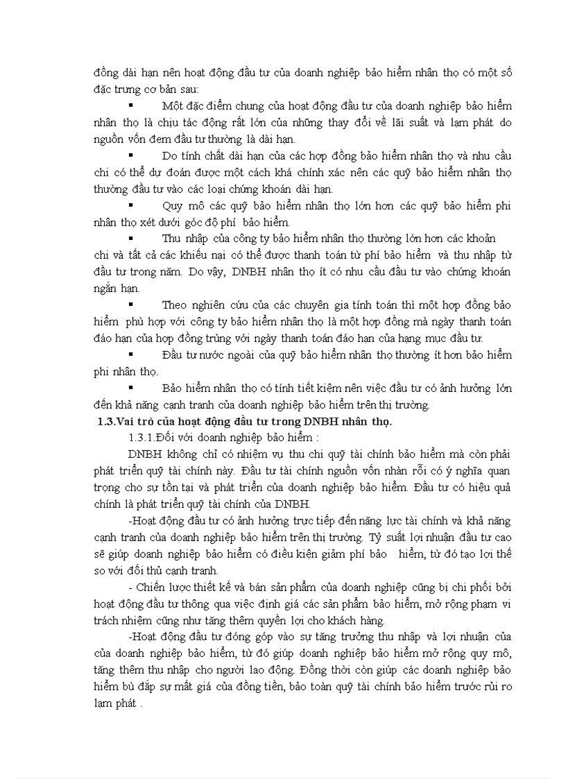 image for page Bàn về hoạt động đầu tư trong doanh nghiệp bảo hiểm nhân thọ