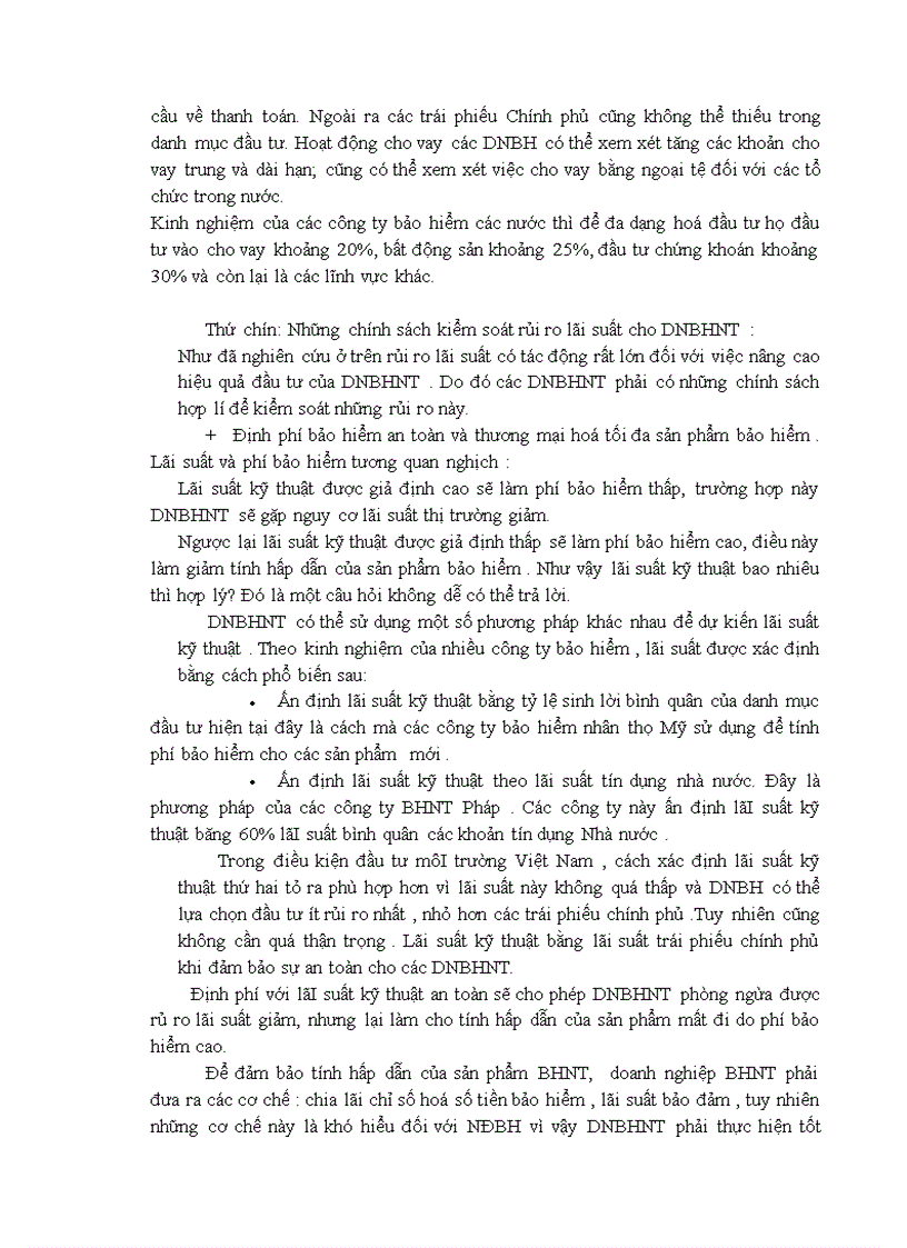 image for page Bàn về hoạt động đầu tư trong doanh nghiệp bảo hiểm nhân thọ