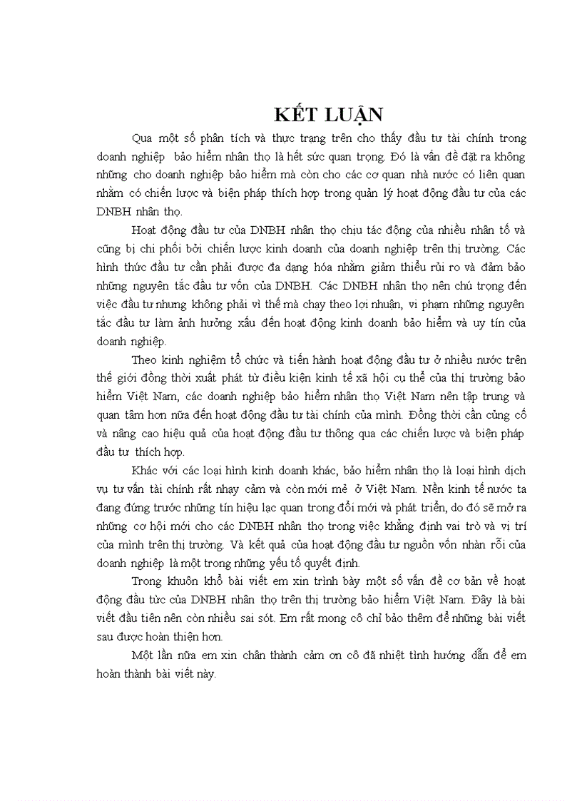 image for page Bàn về hoạt động đầu tư trong doanh nghiệp bảo hiểm nhân thọ