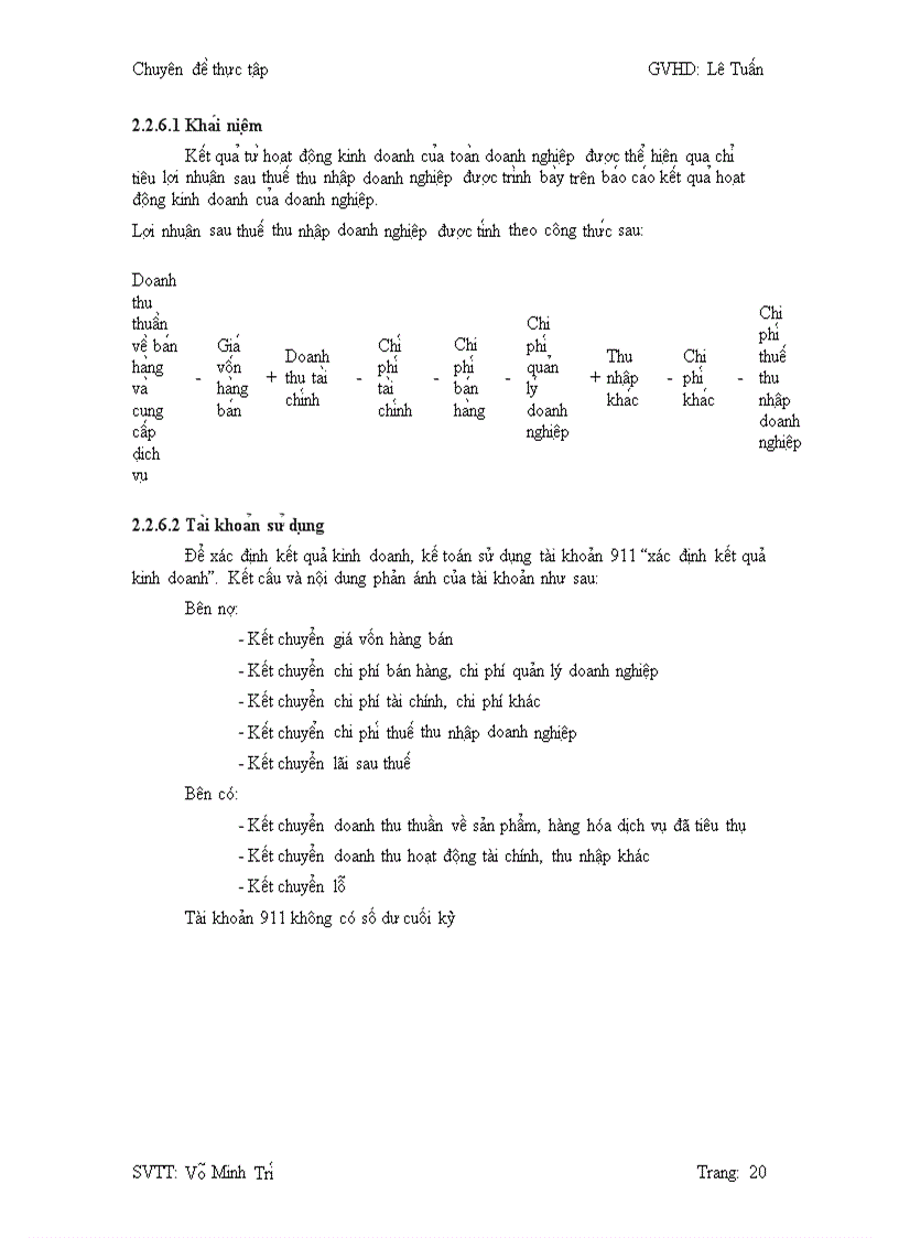 image for page Kế toán Doanh thu chi phí xác định kết quả kinh doanh tại công ty cổ phần nội thất