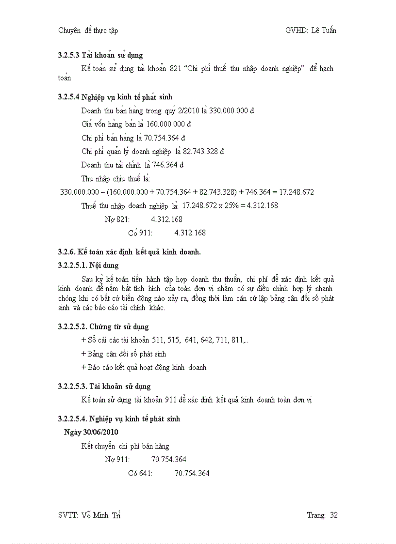image for page Kế toán Doanh thu chi phí xác định kết quả kinh doanh tại công ty cổ phần nội thất