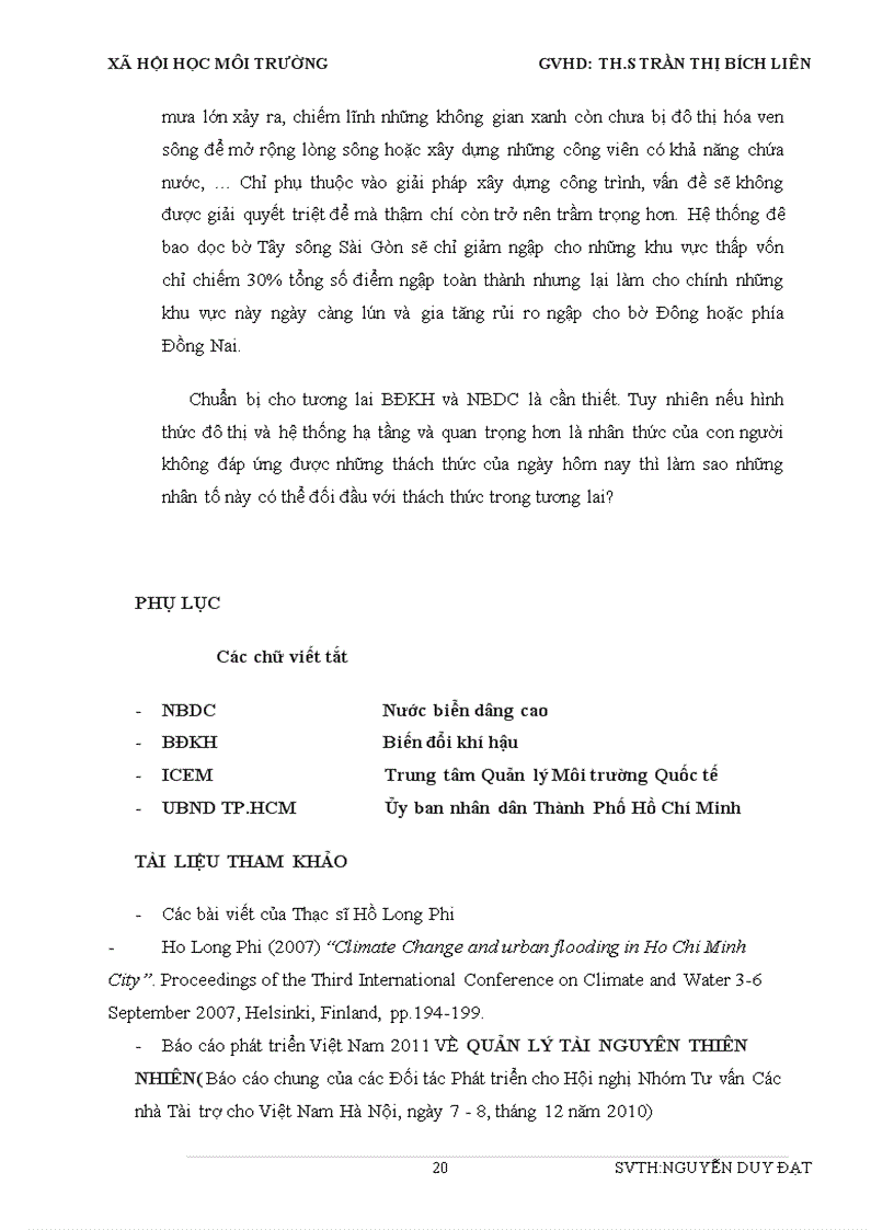 image for page Thực trang ngập lụt tại TP