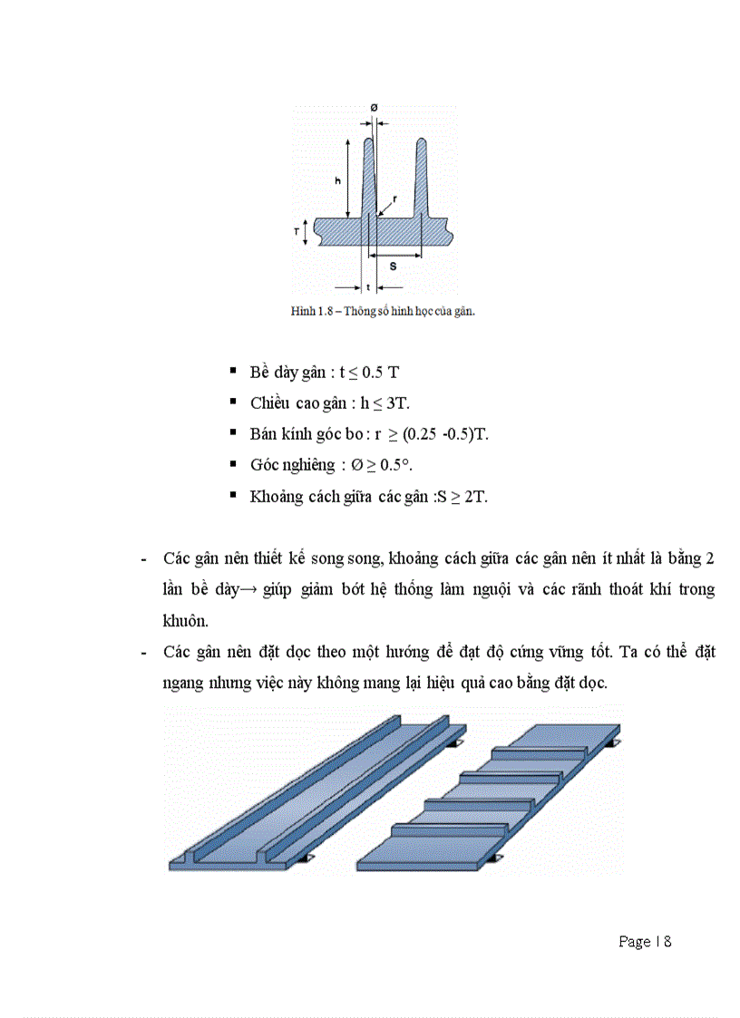 image for page Các chú ý về hình dáng hình học khi thiết kế sản phẩm cho khuôn ép phun