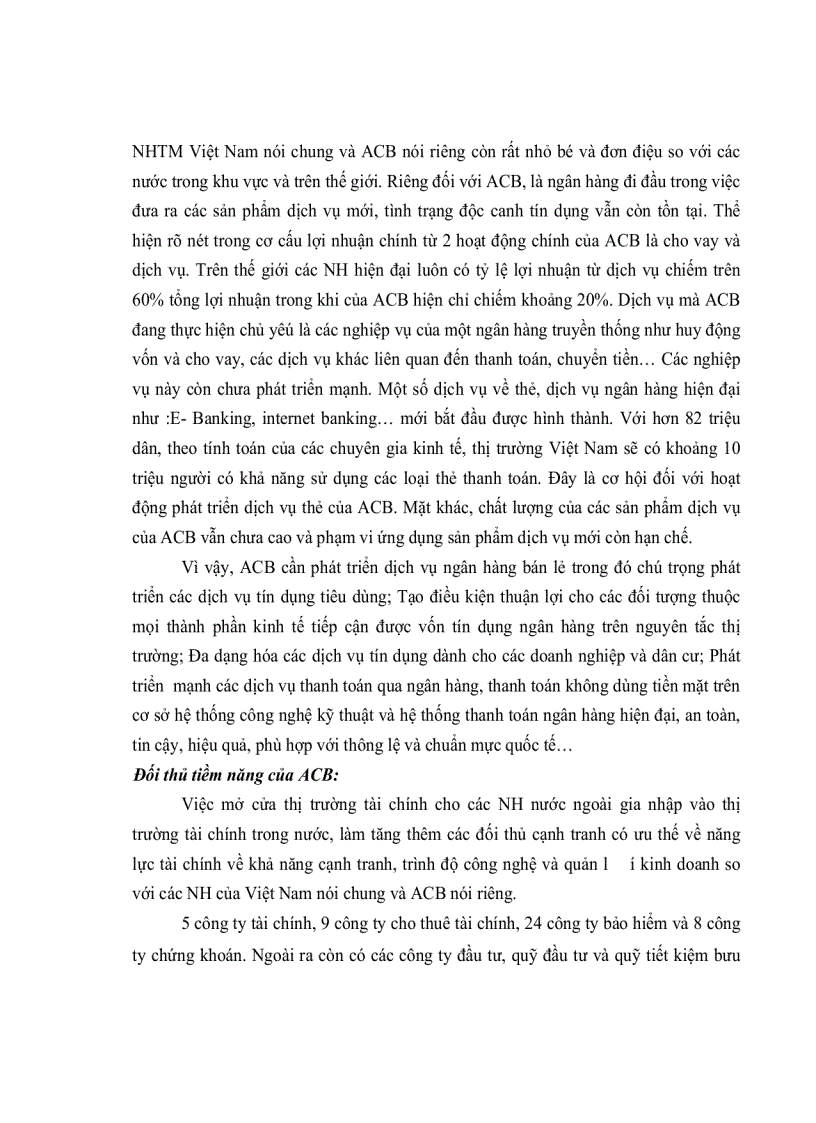 image for page Một số giải pháp nhằm nâng cao năng lực cạnh tranh của Ngân hàng Á Châu trong xu thế hội nhập