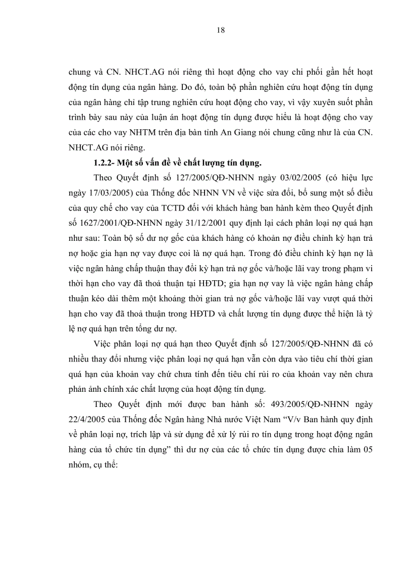 image for page Giải pháp nâng cao hiệu quả hoạt động tín dụng tại Chi nhánh ngân hàng Công thương An Giang