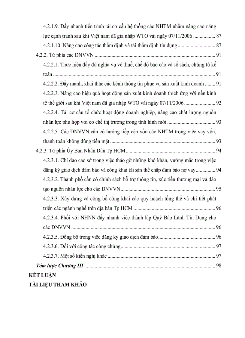 image for page Các giải pháp nâng cao hiệu quả tín dụng của các ngân hàng thương mại đối với các dnvvn trên địa bàn thành phố hồ chí minh giai đoạn 2006 2010