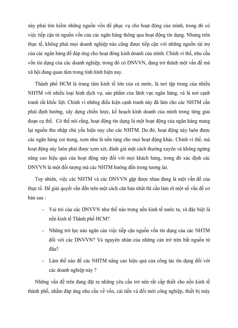 image for page Các giải pháp nâng cao hiệu quả tín dụng của các ngân hàng thương mại đối với các dnvvn trên địa bàn thành phố hồ chí minh giai đoạn 2006 2010