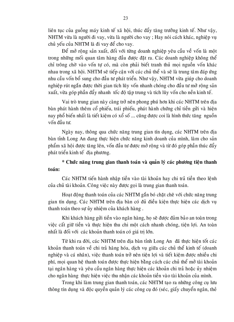 image for page Nâng cao chất lượng tín dụng của các ngân hàng thương mại trên địa bàn tỉnh Long An để góp phần phát triển kinh tế địa phương