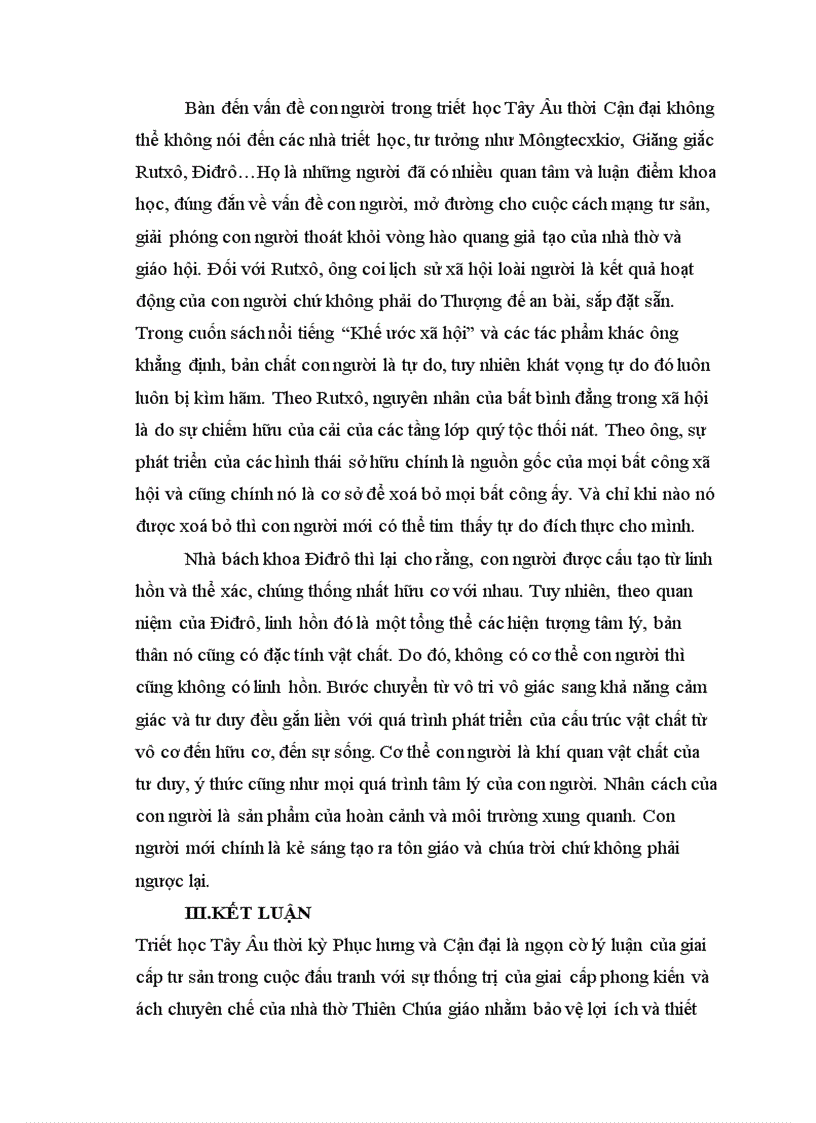 image for page Vấn đề con người trong triết học tây âu thời kỳ phục hưng và cận đại