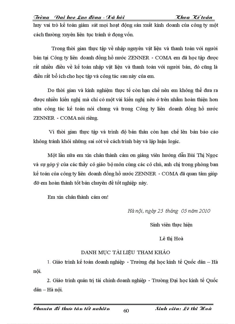 image for page Kế Toán Nhập Nguyên Vật Liệu Và Thanh Toán Với Người Bán tại Công Ty ZENNER COMA