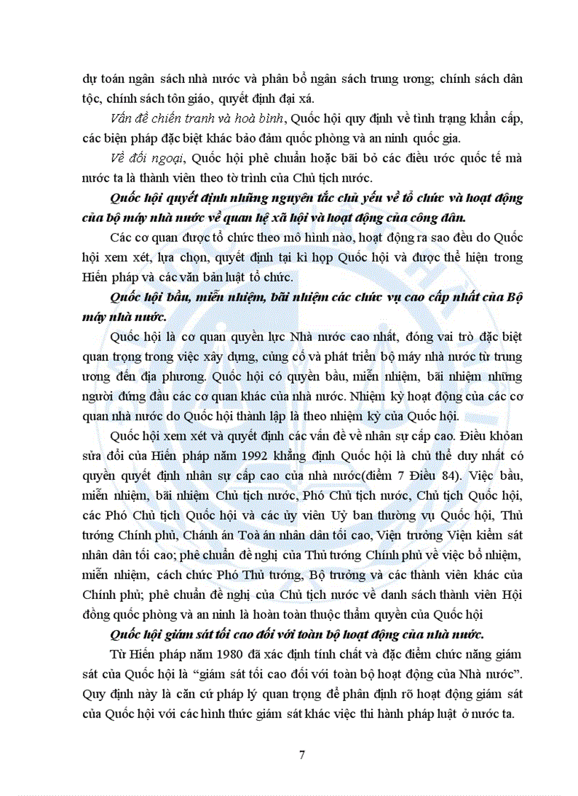 image for page Quốc hội cơ quan đại biểu cao nhất của nhân dân cơ quan quyền lực Nhà nước cao nhất của nước cộng hòa xã hội chủ nghĩa Việt Nam