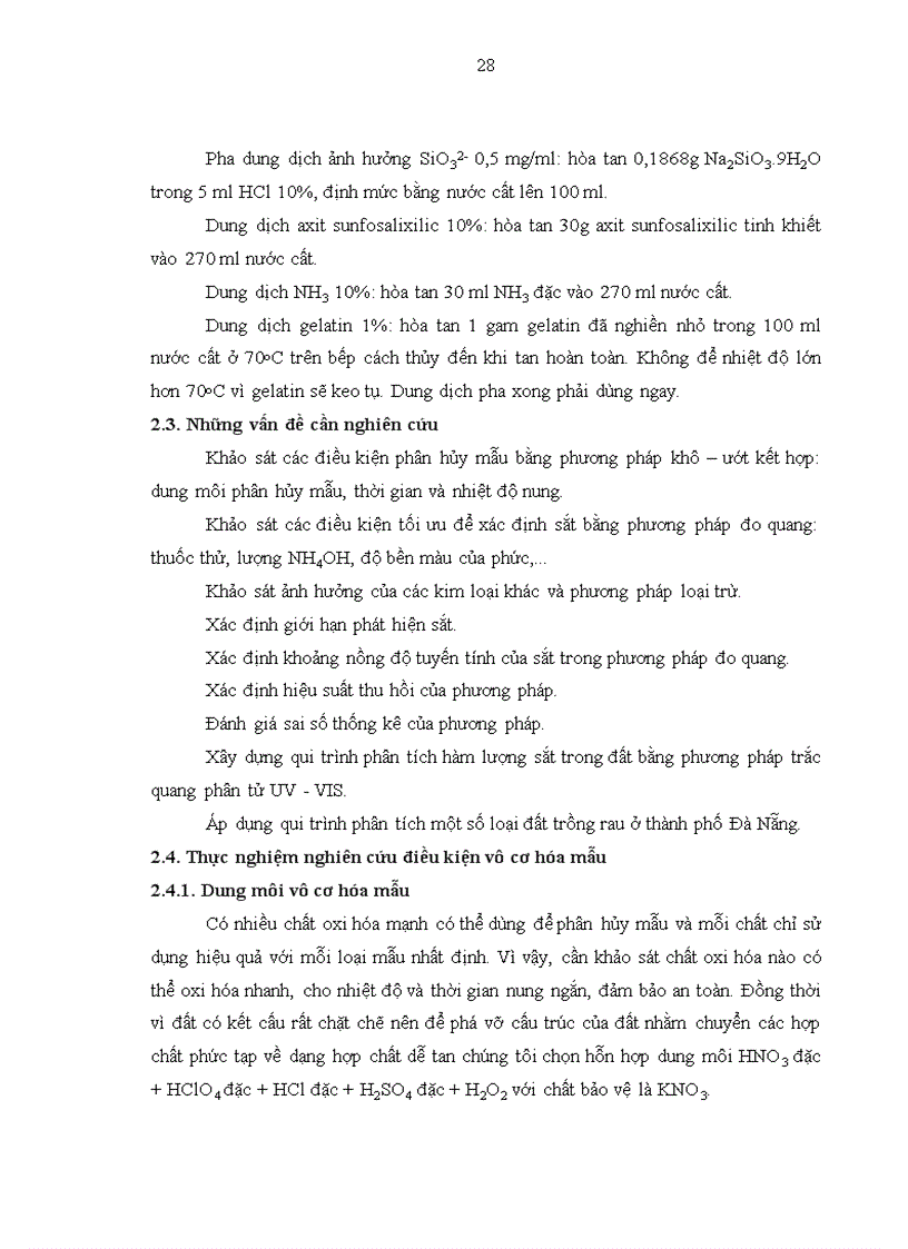 image for page Nghiên cứu xác định tổng hàm lượng sắt trong một số loại đất trồng rau trên địa bàn thành phố Đà Nẵng bằng phương pháp trắc quang phân tử UV VIS