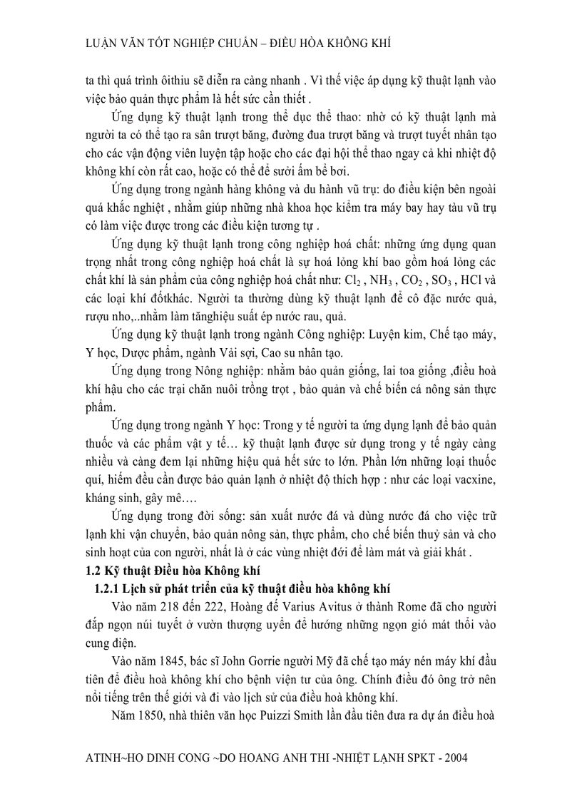 image for page Thiết kế hệ thống điều hòa không khí công trình Hud Hà Nội phần thuyết minh và tính toán 160 trang