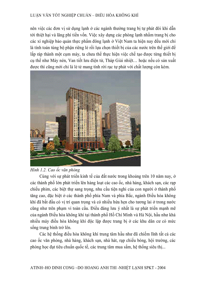 image for page Thiết kế hệ thống điều hòa không khí công trình Hud Hà Nội phần thuyết minh và tính toán 160 trang