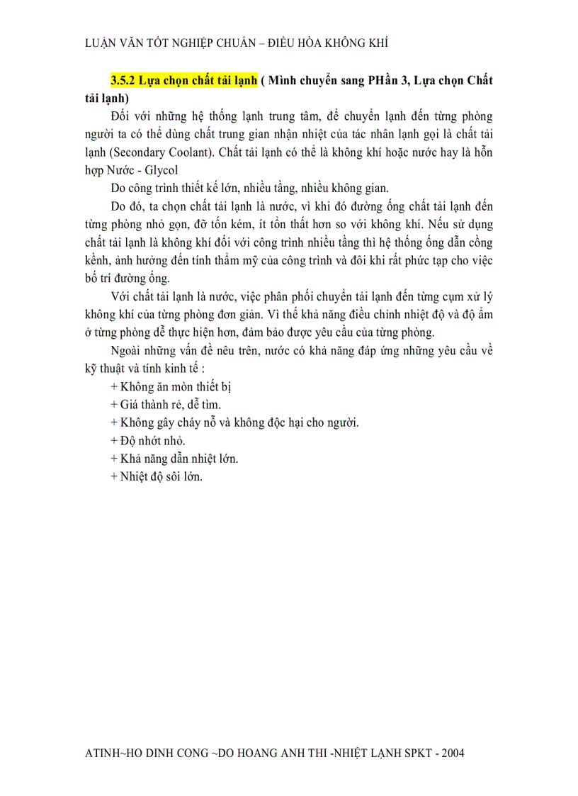 image for page Thiết kế hệ thống điều hòa không khí công trình Hud Hà Nội phần thuyết minh và tính toán 160 trang