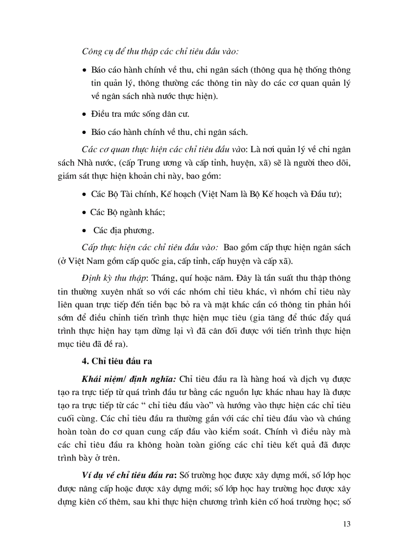 image for page Nghiên cứu các chỉ tiêu đầu vào đầu ra kết quả ảnh hưởng và khả năng vận dụng trong giám sát đánh giá chiến lược toàn diện về tăng trưởng và xoá đói giảm nghèo ở Việt nam