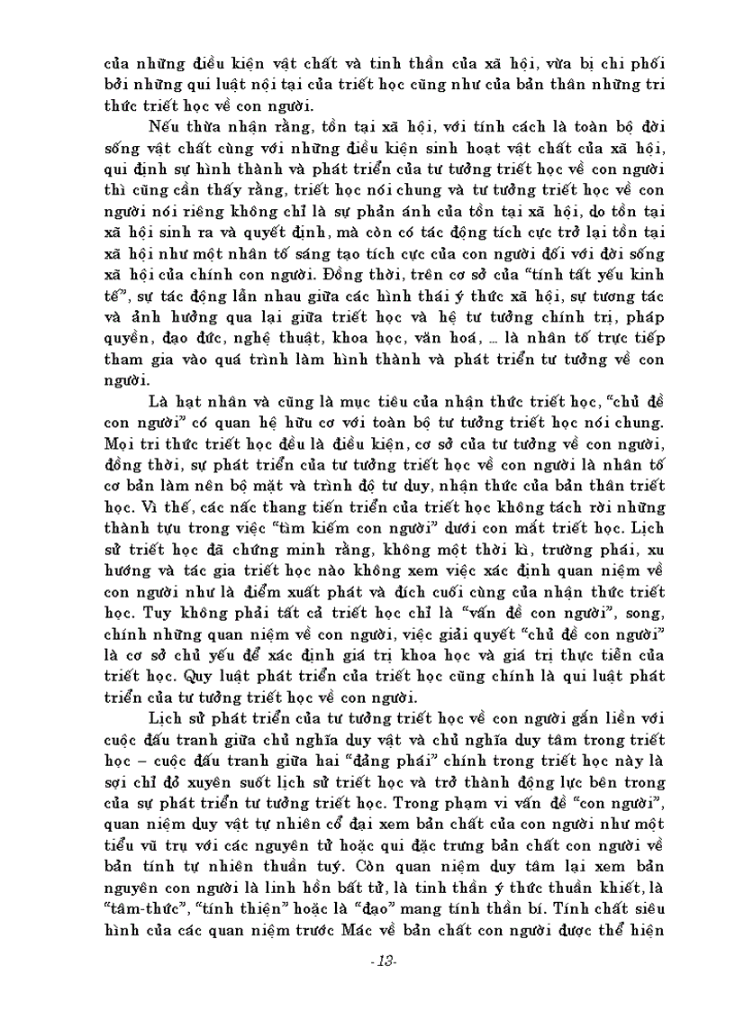 image for page Download tiểu luận cao hoc môn Triết học Tư tưởng triết học về con người trong tiến trình phát triển của lịch sử