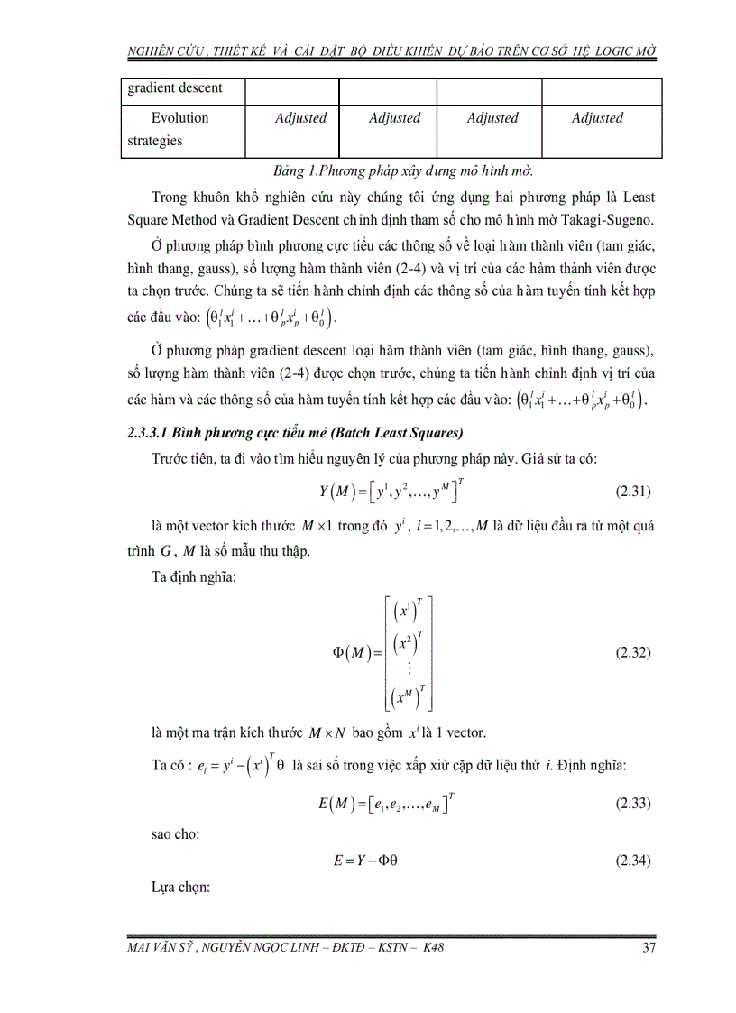 image for page Nghiên cứu thiết kế và cài đặt bộ điều khiển dự báo trên cơ sở hệ logic mờ