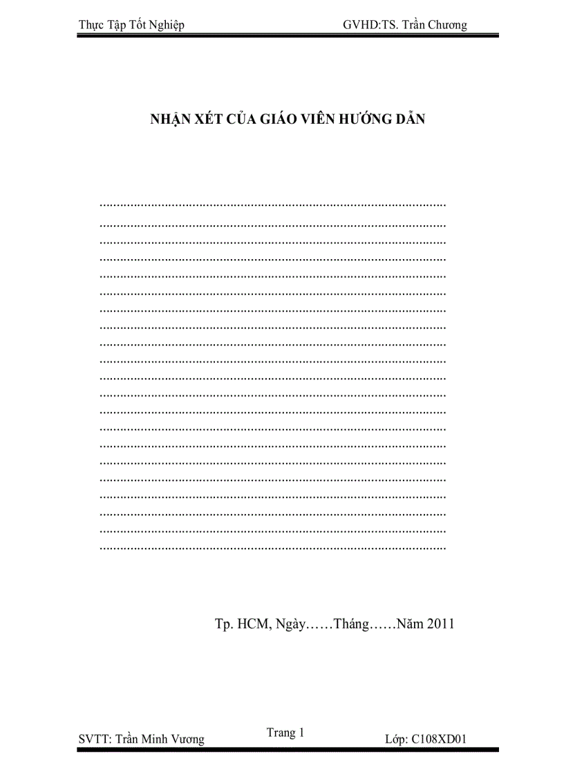 image for page Thực tập tại công ty Cổ Phần Xây Lắp và Vật Liệu Xây Dựng CBM dự án chung cư xây dựng tại Quận 6 TP HCM