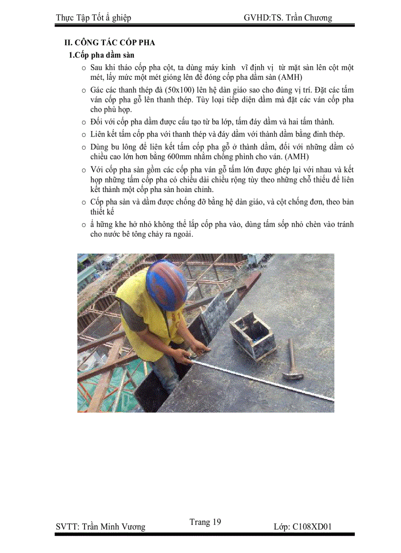 image for page Thực tập tại công ty Cổ Phần Xây Lắp và Vật Liệu Xây Dựng CBM dự án chung cư xây dựng tại Quận 6 TP HCM