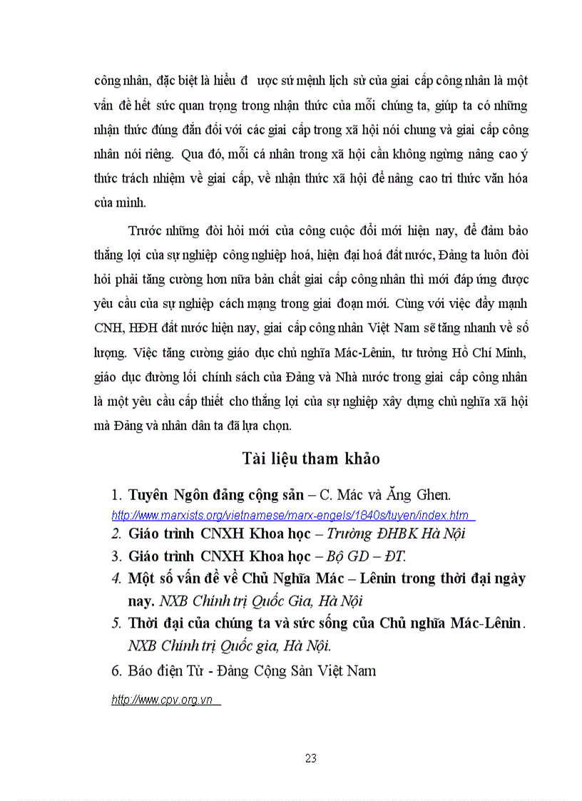 image for page Sứ mệnh lịch sử của giai cấp công nhân theo quan điểm của Các Mác