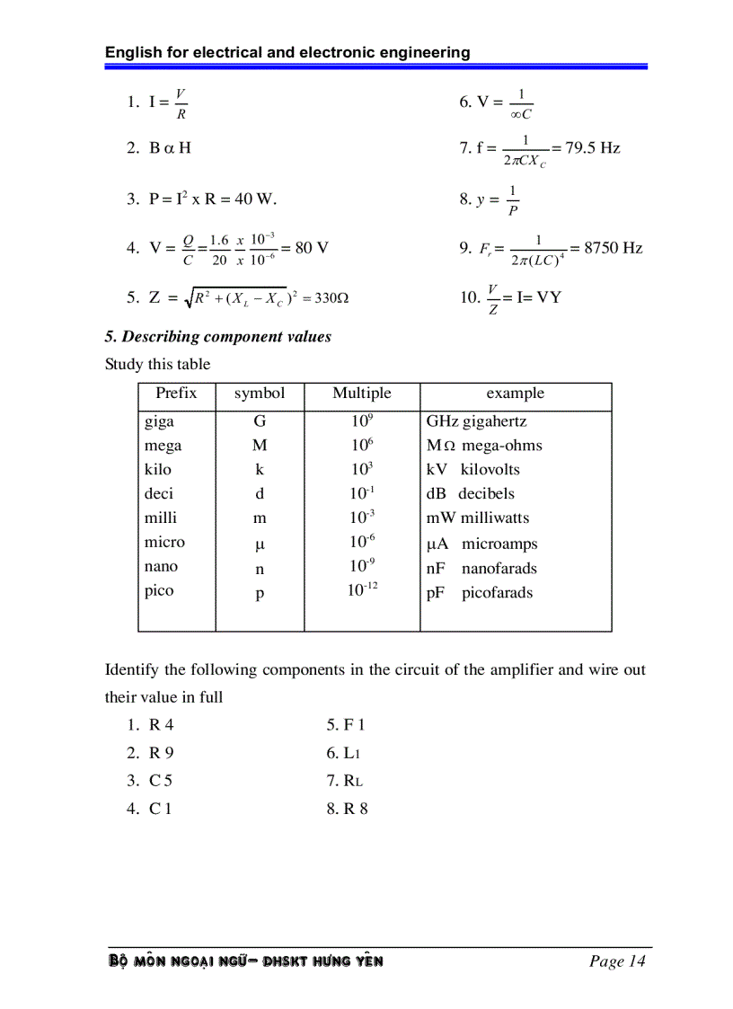 image for page Tiếng anh chuyên ngành điện điện tử