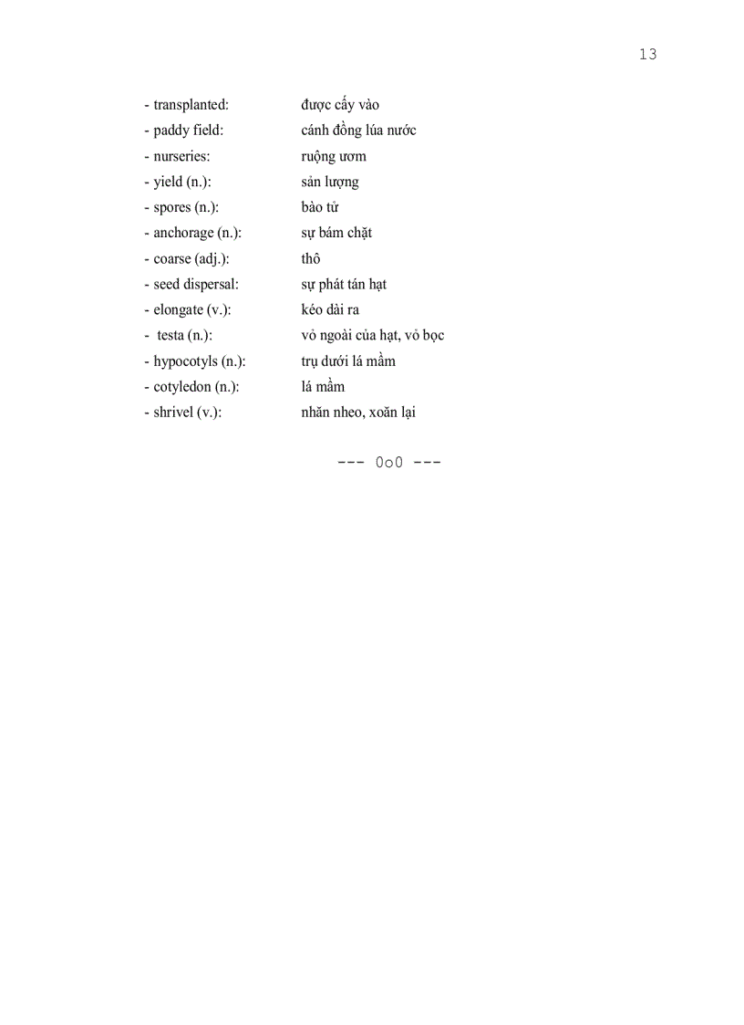 image for page Tiếng anh chuyên ngành nông nghiệp nhất là nông học nông lâm