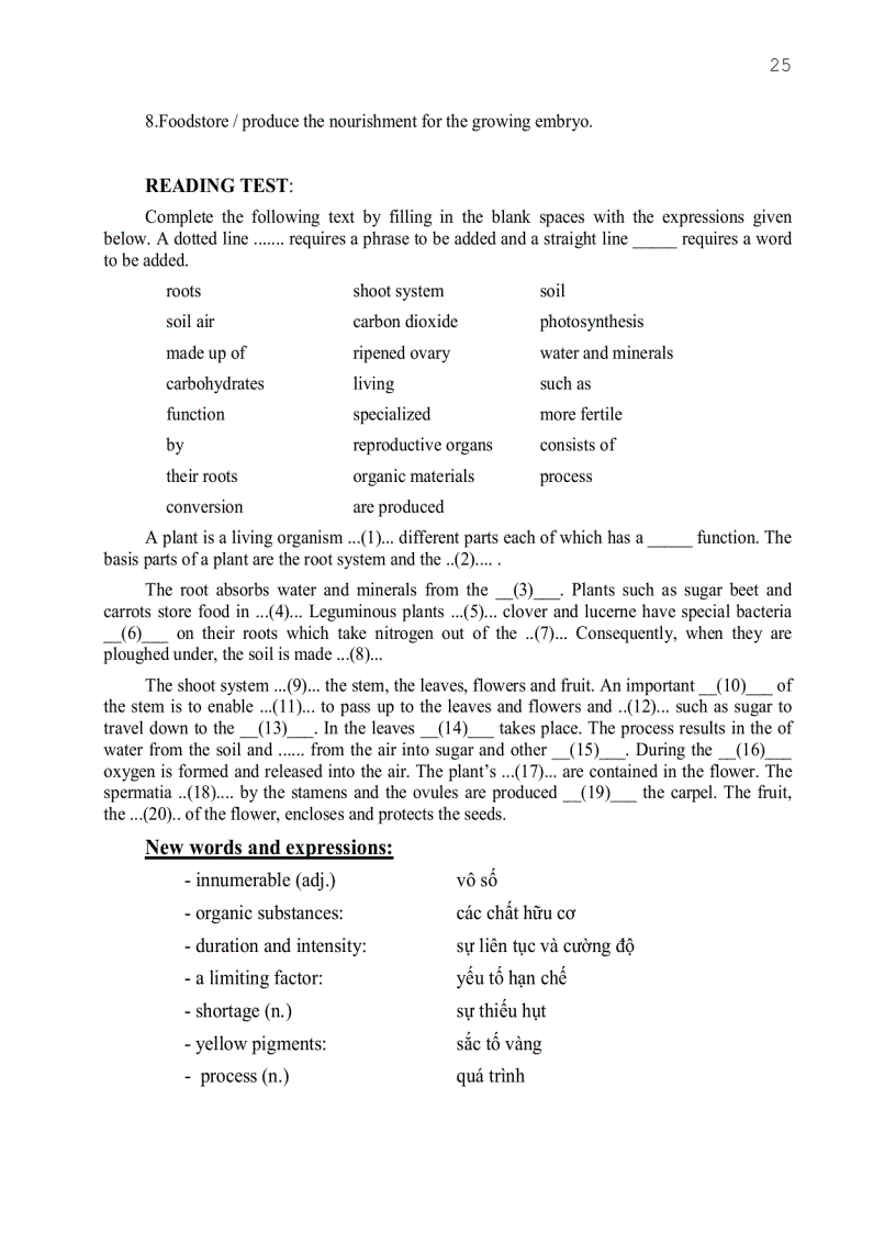 image for page Tiếng anh chuyên ngành nông nghiệp nhất là nông học nông lâm