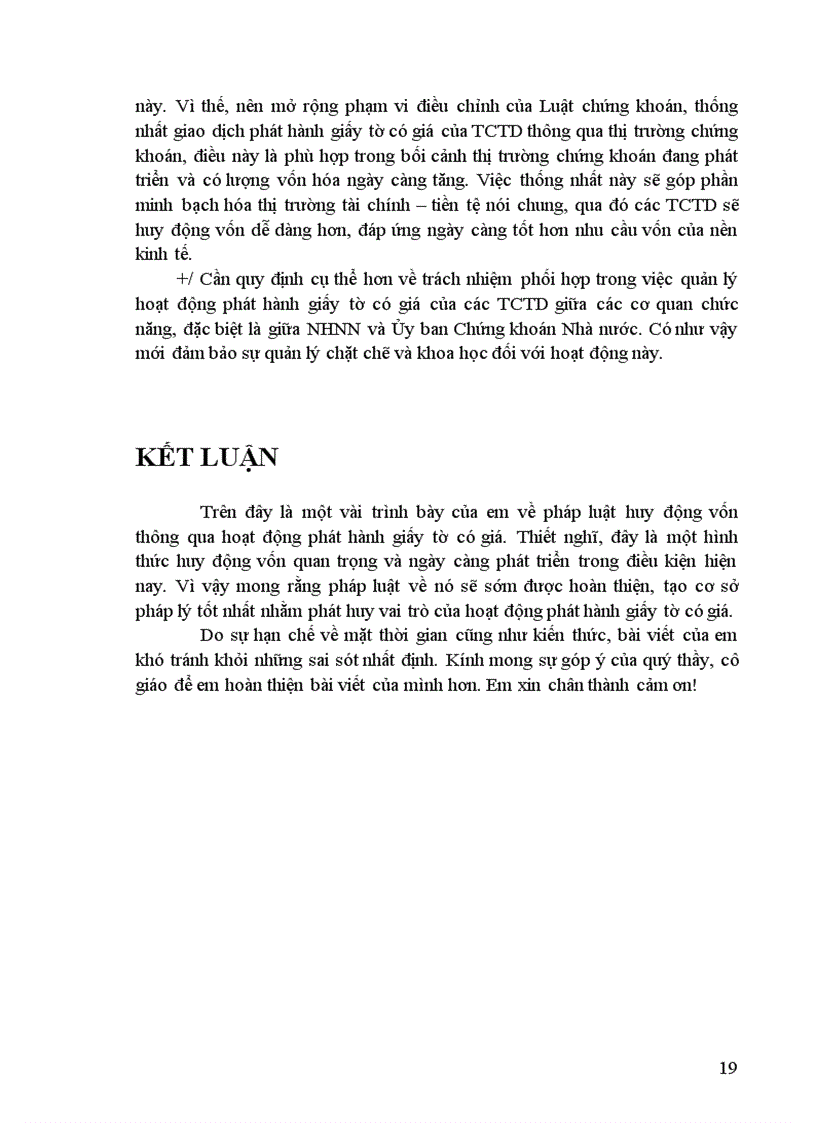 image for page BÀI TẬP HỌC KỲ MÔN LUẬT NGÂN HÀNG Tìm hiểu pháp luật huy động vốn thông qua hoạt động phát hành giấy tờ có giá của TCTD và những đánh giá nhận xét của tác giả về vấn đề nêu trên