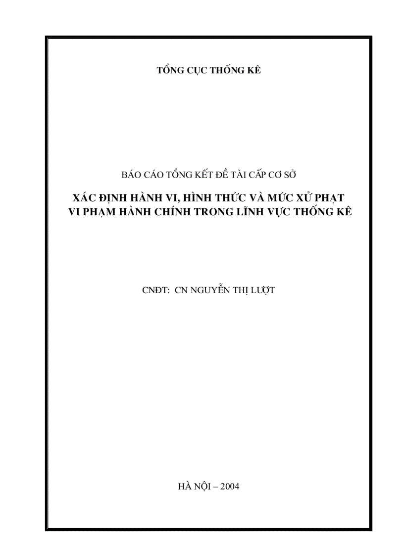 image for page Xác định hành vi hình thức và mức xử phạt vi phạm hành chính trong lĩnh vực thống kê