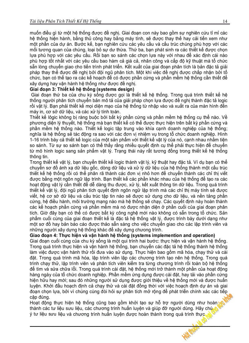 image for page Phân Tích Thiết Kế Hệ Thống