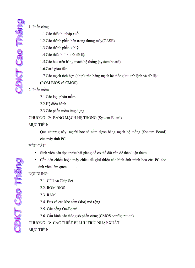 image for page Thực tập phần cứng cài đặt phần mềm