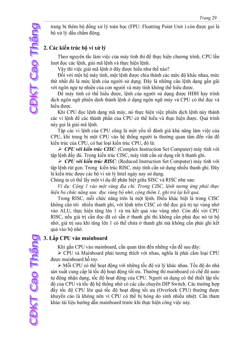 image for page Thực tập phần cứng cài đặt phần mềm