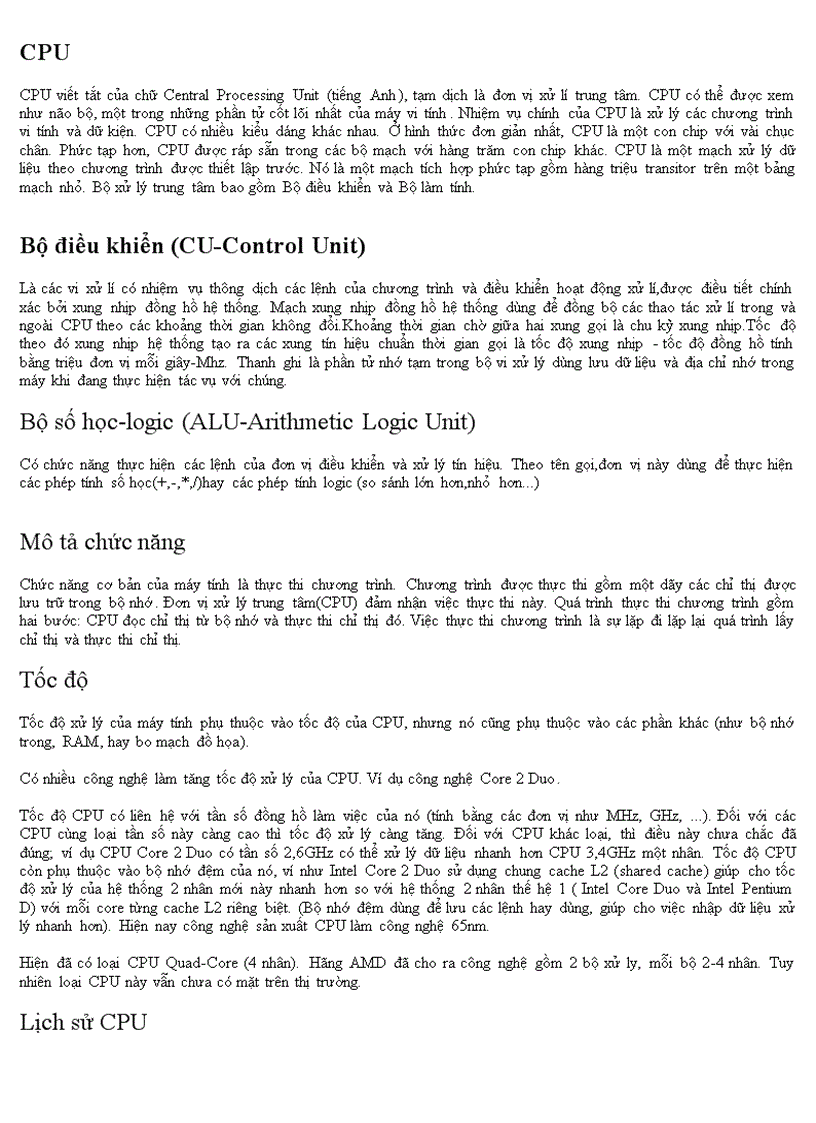 image for page Các dòng CPU Intel